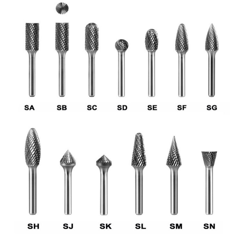 Type A  Carbide Rotary Burr File