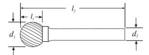 Type D Carbide Rotary Burr File 