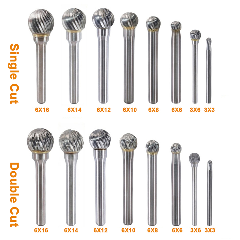 Type D Carbide Rotary Burr File 