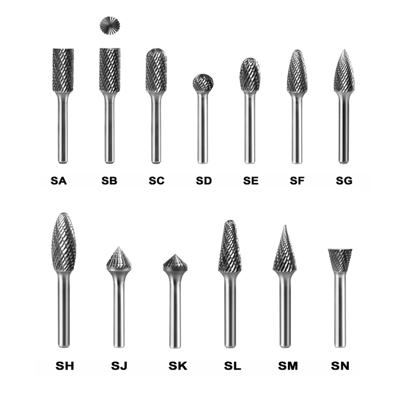 Type D Carbide Rotary Burr File 
