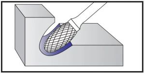 Type E Carbide Rotary Burr File