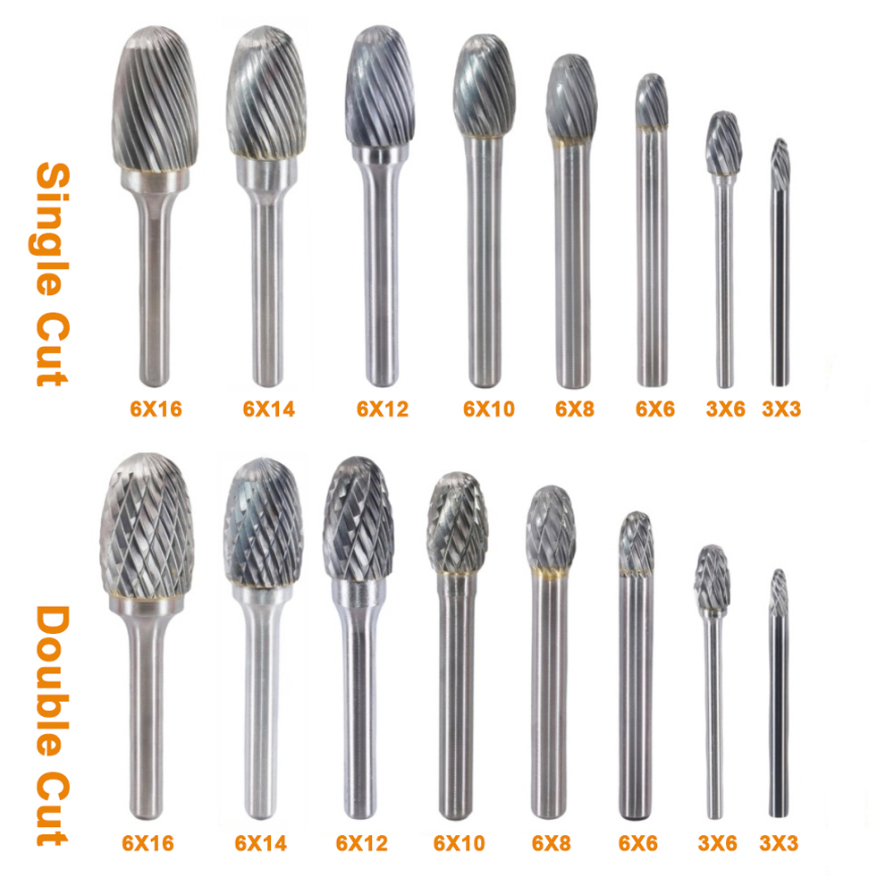 Type E Carbide Rotary Burr File