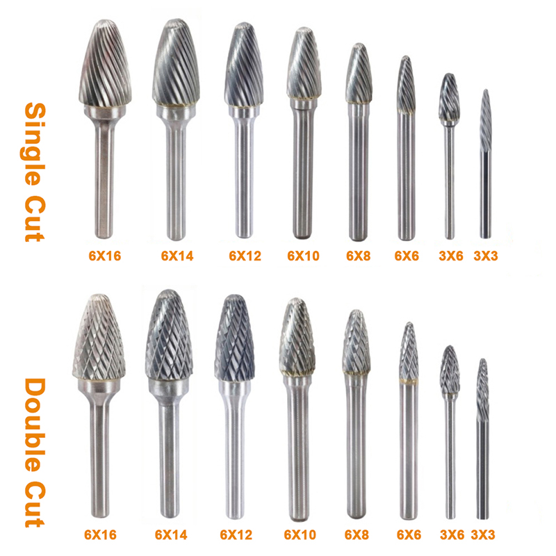 Type F Carbide Rotary Burr File