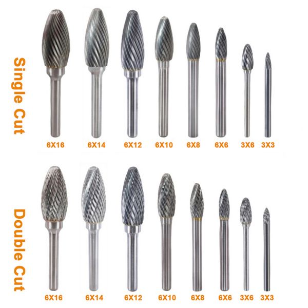 Type H Carbide Rotary Burr File