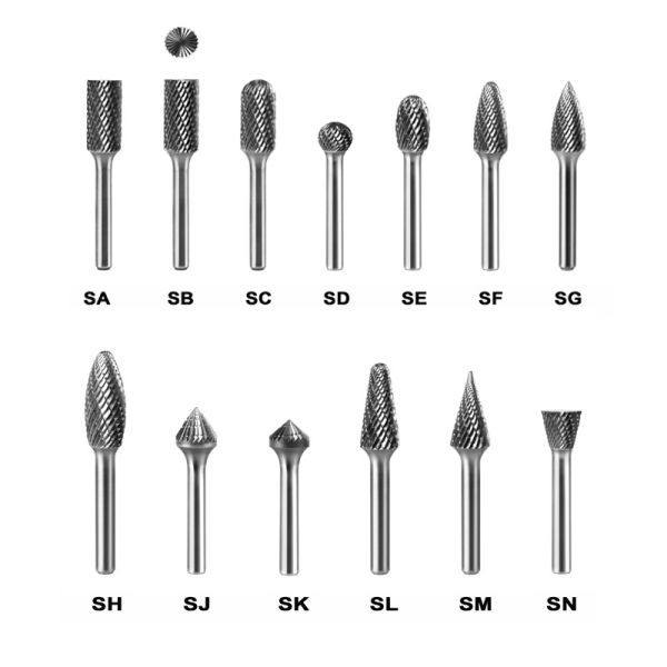 Type J Carbide Rotary Burr File 