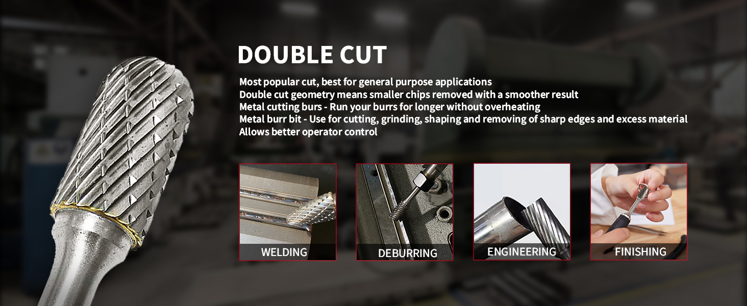 Carbide Burrs for Steel: Overview of Shapes and Sizes