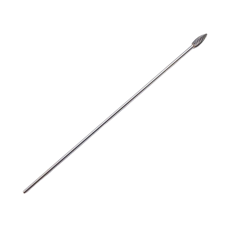 6-Inch Extra Long Carbide Rotary Burr Set (6 mm, 0.25 Inch Shank)