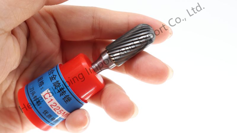 Rotary file bits of various shapes and sizes for precision cutting, shaping, and finishing in metalworking and woodworking industries.