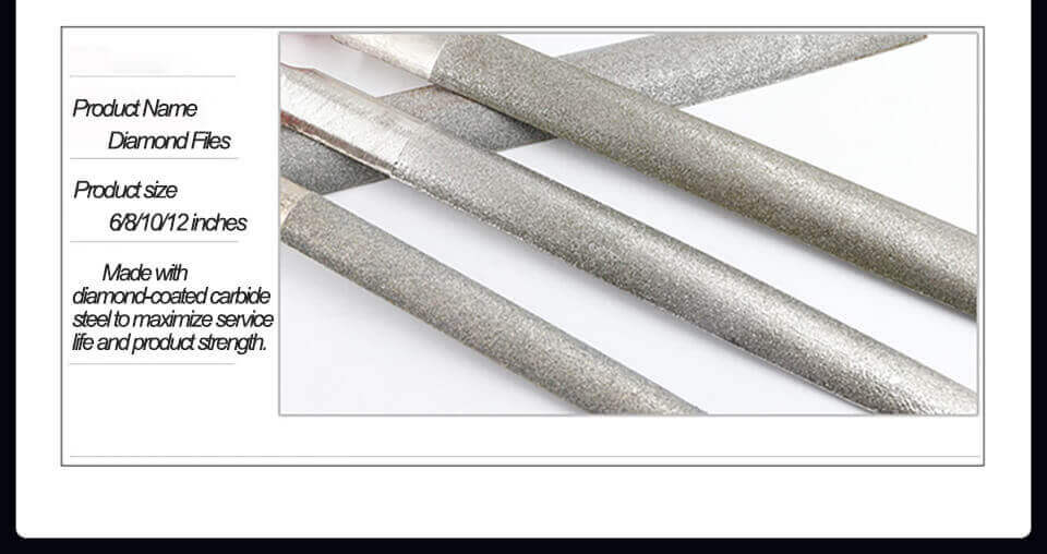 Diamond File For Hardened Steel